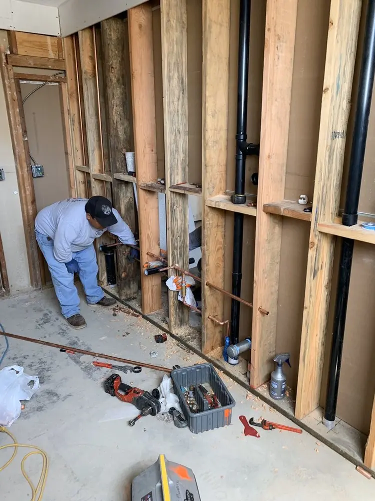 Commercial rough-in plumbing for Commercial Plumbing in Wilshire-Montana